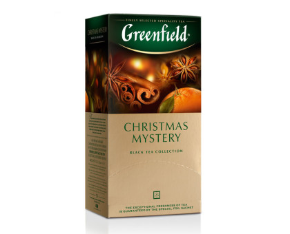 Чай Greenfield Christmas Mystery черный, 25х1,5г Чай Greenfield Christmas Mystery черный, 25х1,5г