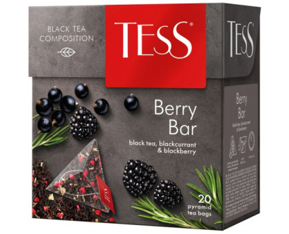 Чай черный Tess Berry Bar, 20*1,8г. Чай черный Tess Berry Bar, 20*1,8г.
