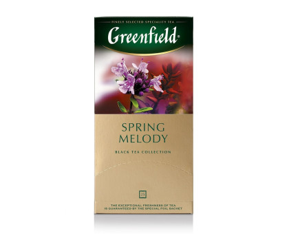 Чай Greenfield Spring Melody черный, 25х1,5г Чай Greenfield Spring Melody черный, 25х1,5г