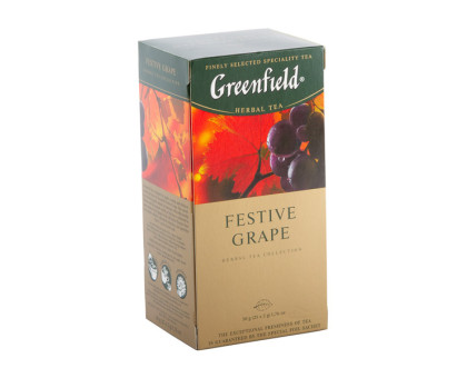 Чай Greenfield Festive Grape травяной, 25х2г Чай Greenfield Festive Grape травяной, 25х2г