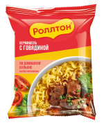 Вермишель быстрого приготовления «Роллтон» со вкусом говядины, 60 г × 42 шт.