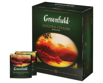 Чай Greenfield Golden Ceylon, 100х2г Чай Greenfield Golden Ceylon, 100х2г