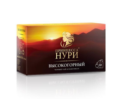 Чай черный Принцесса Нури Высокогорный, 50*2г. Чай черный Принцесса Нури Высокогорный, 50*2г.