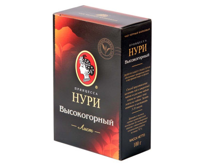 Чай черный Принцесса Нури Высокогорный, 100г. Чай черный Принцесса Нури Высокогорный, 100г.