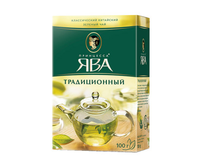 Чай зеленый Принцесса Ява Традиционный, 100г. Чай зеленый Принцесса Ява Традиционный, 100г.
