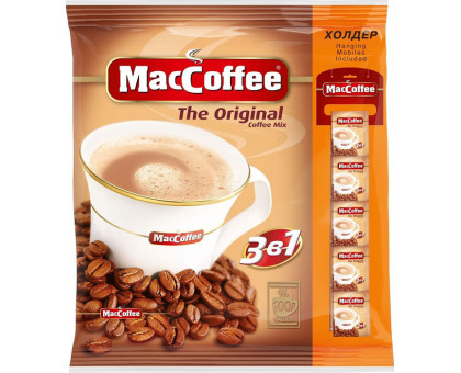 MacCoffee Original растворимый кофейный напиток 3 в 1, 100*20г MacCoffee Original растворимый кофейный напиток 3 в 1, 100*20г