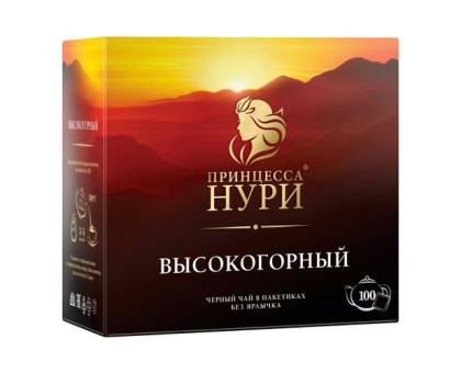 Чай черный Принцесса Нури Высокогорный б\я, 100*2г.
