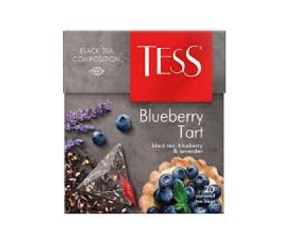 Черный чай в пирамидках Tess Blueberry Tart, 20*1,8г Черный чай в пирамидках Tess Blueberry Tart, 20*1,8г