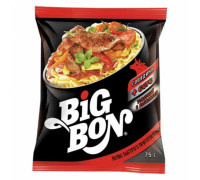 Лапша BIGBON «Говядина + соус „Томатный с базиликом“», 75 г