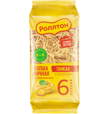 Лапша Роллтон яичная классическая, 400г